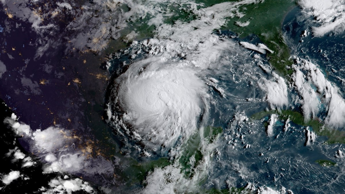 Tormenta tropical Harvey en el Golfo de México