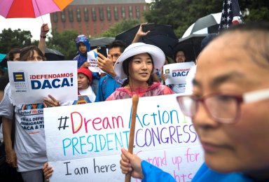 MANIFESTACIÓN DE APOYO AL PROGRAMA MIGRATORIO DACA