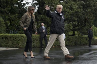 TRUMP PONE RUMBO A TEXAS PARA EVALUAR LOS DAÑOS DE HARVEY