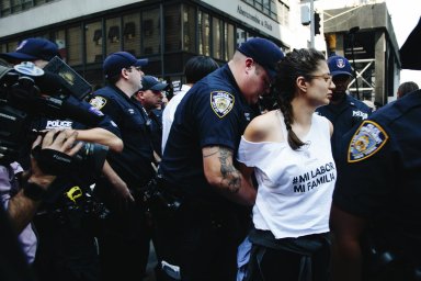 MANIFESTACIÓN EN NUEVA YORK CONTRA LA ELIMINACIÓN DEL PLAN DACA