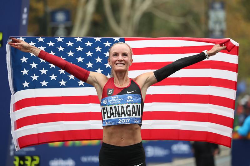 Maratón de NY consagra a la estadounidense Flanagan y al keniano Kamworor