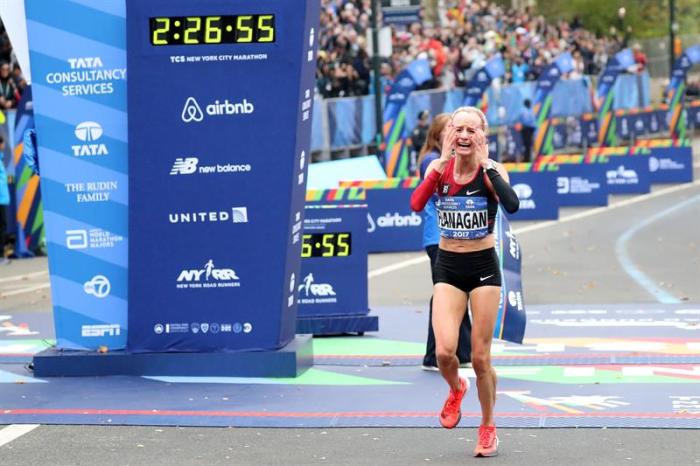 Maratón de NY consagra a la estadounidense Flanagan y al keniano Kamworor