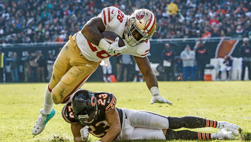 NFL: 49ers vencen a Bears con agónico gol de campo