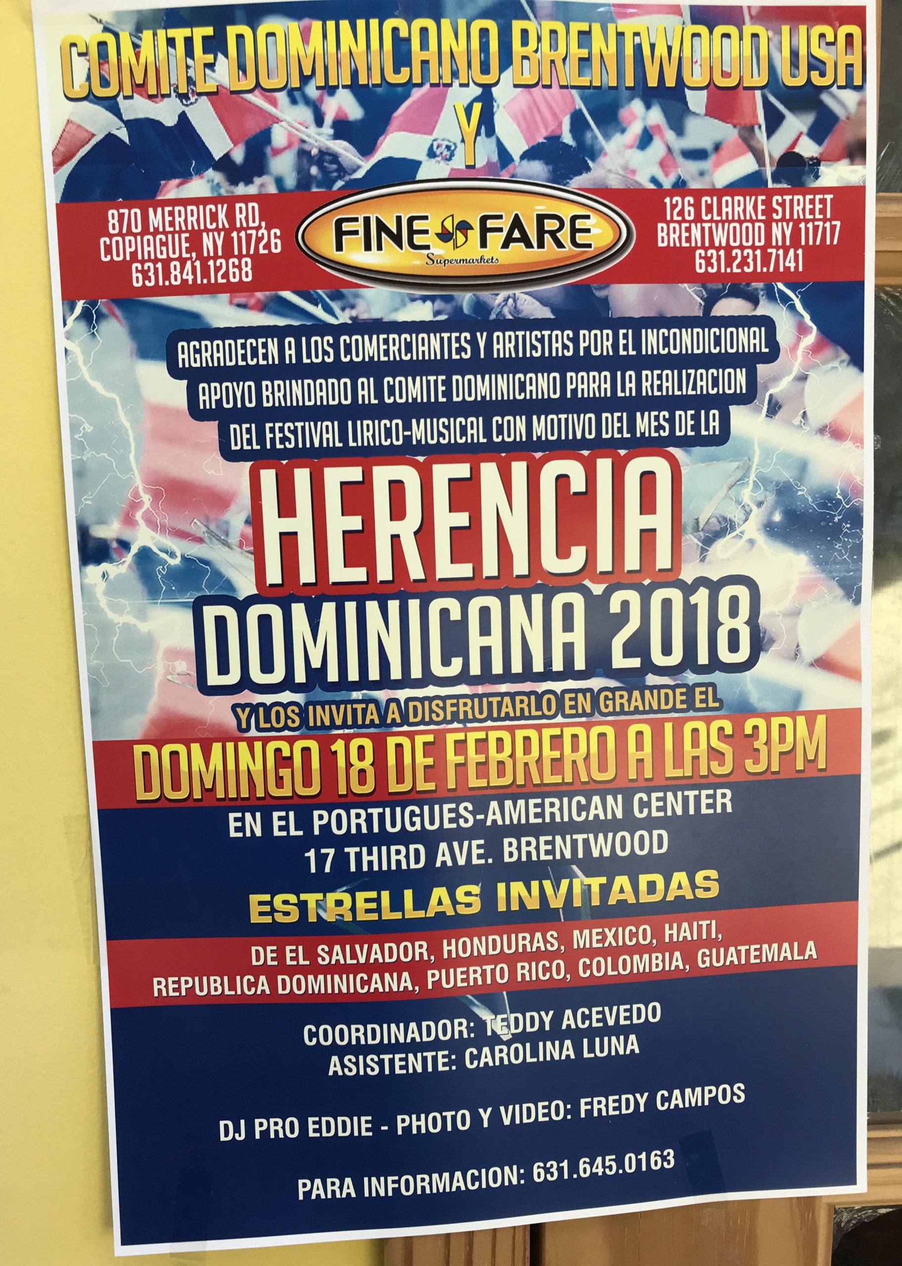 Celebran el Mes de la Herencia Dominicana en Brentwood