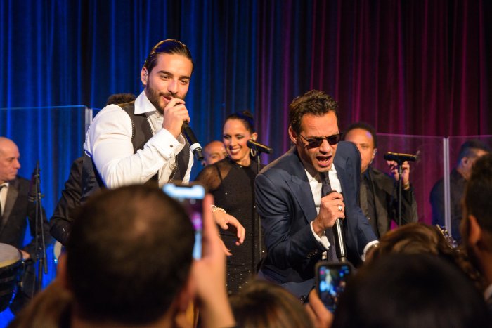 Marc Anthony y Maluma brillan en la gala de Fundación Maestro Cares