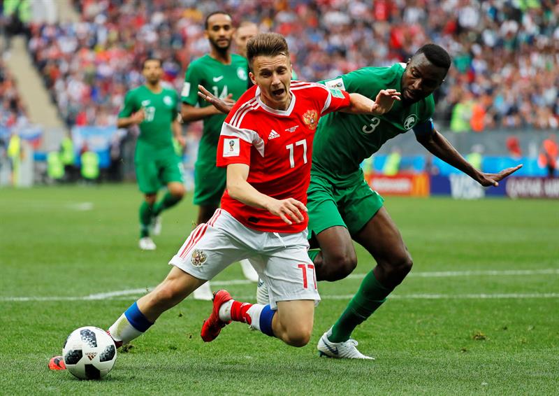 Rusia aplasta a Arabia en el partido inaugural del Mundial 2018 (Fotos y Video)