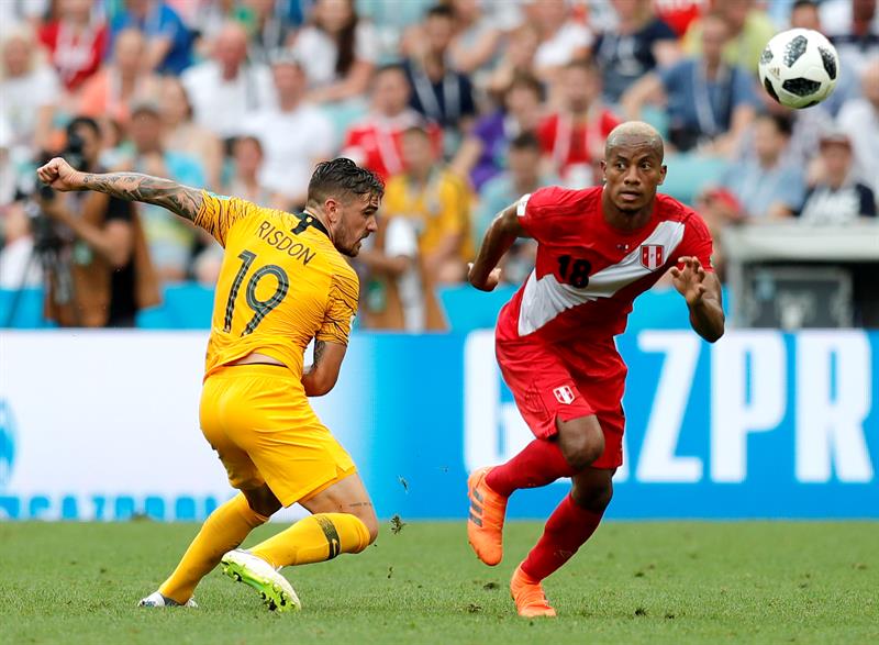 Perú vence 2-0 a Australia con goles de André Carrillo y Paolo Guerrero (Fotos y Video)