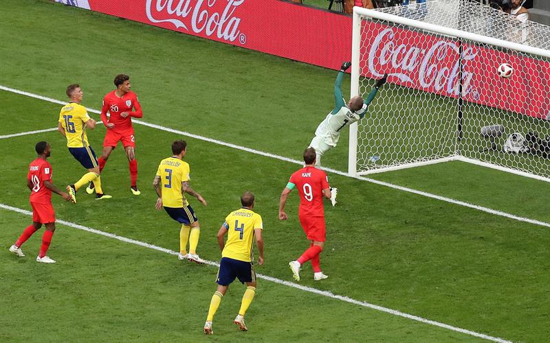 Inglaterra despacha a Suecia y es semifinalista del Mundial 2018