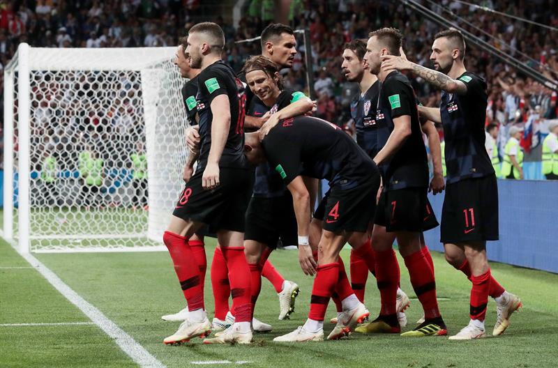 Croacia remonta 2-1 a Inglaterra y es finalista por primera vez