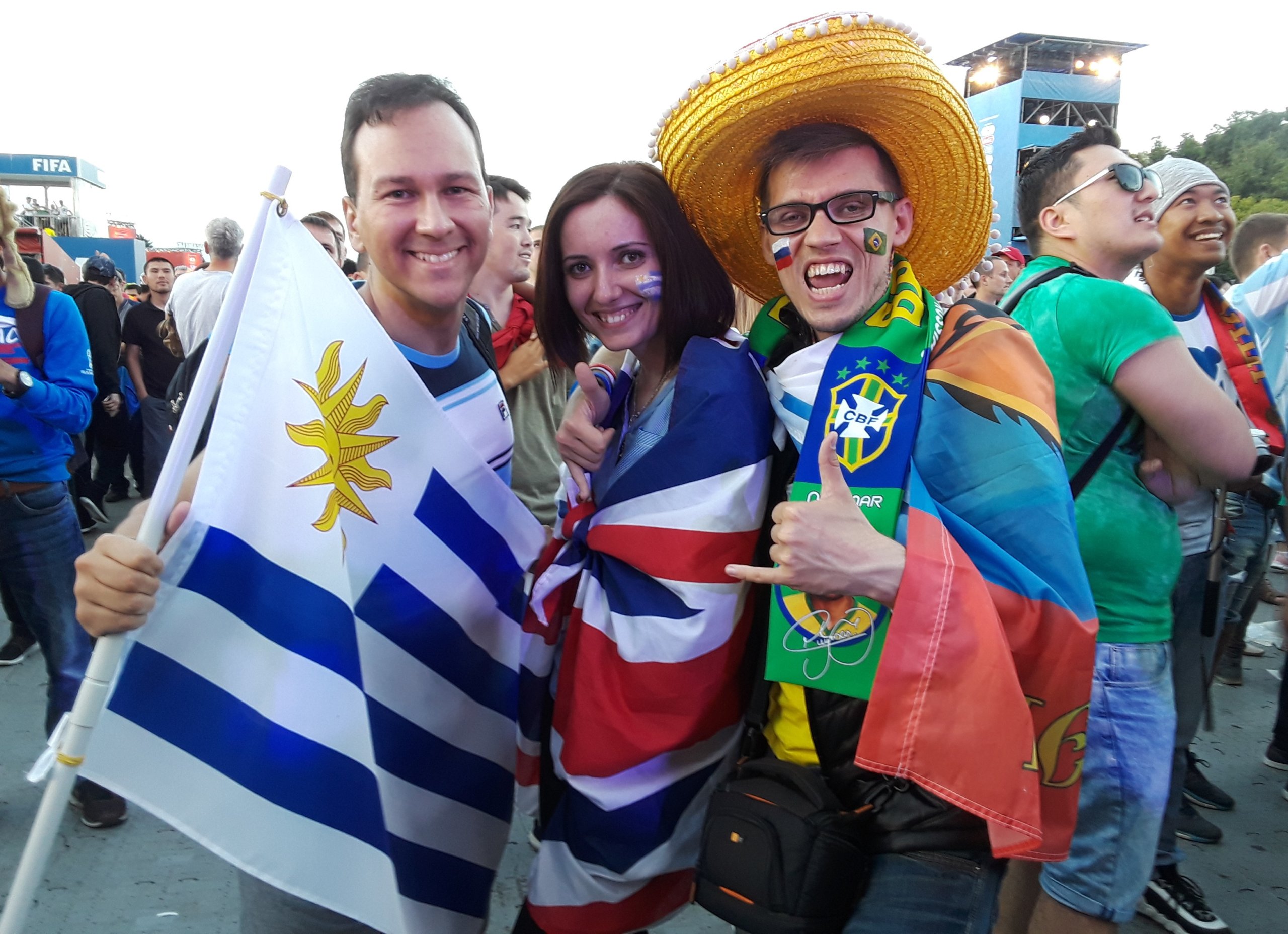 Fan Fest de Moscú en Rusia 2018. (Foto: Walter Garcés)