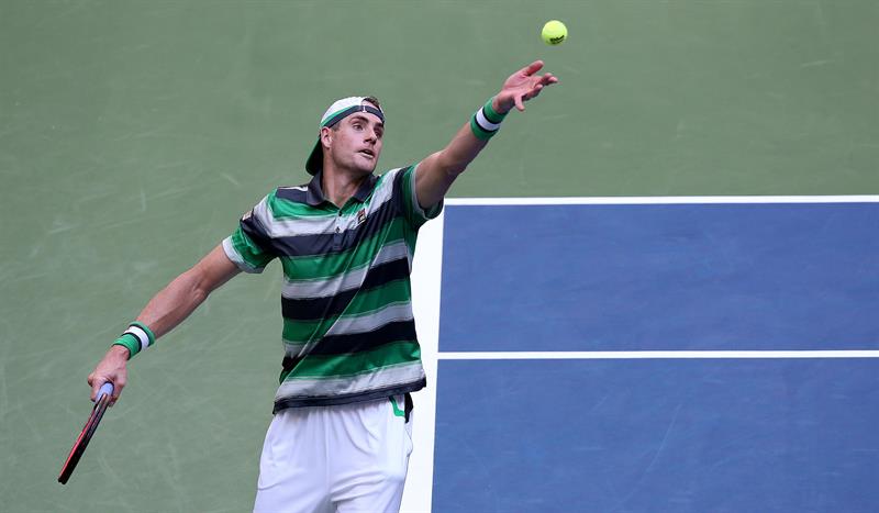 Del Potro a la semifinal del US Open tras vencer a Isner (Fotos)