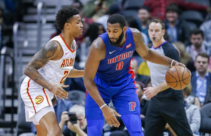 Drummond lidera a Pistons a su segundo triunfo consecutivo