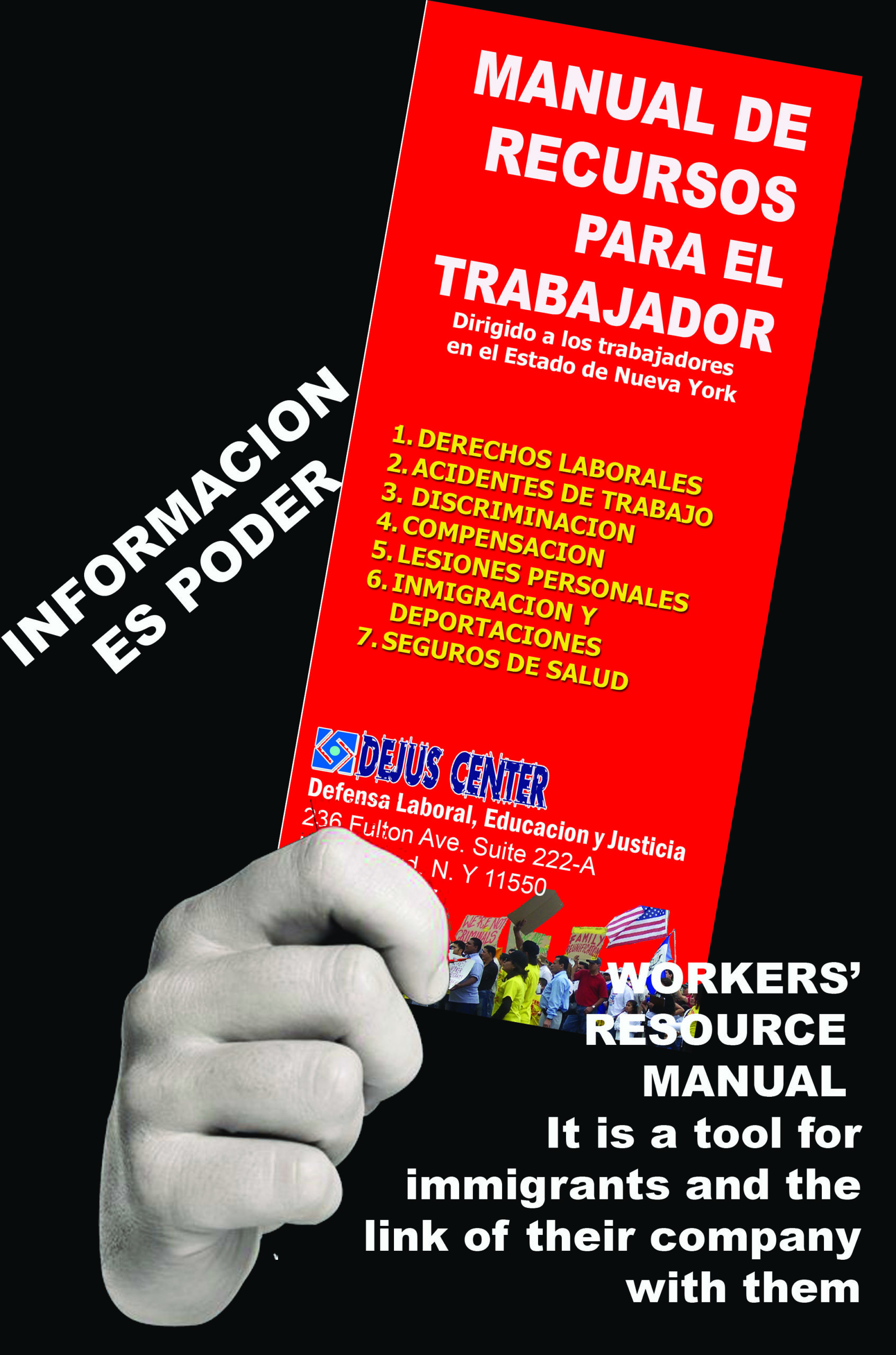 Presentan manual para que hispanos se defiendan de ICE y del abuso laboral