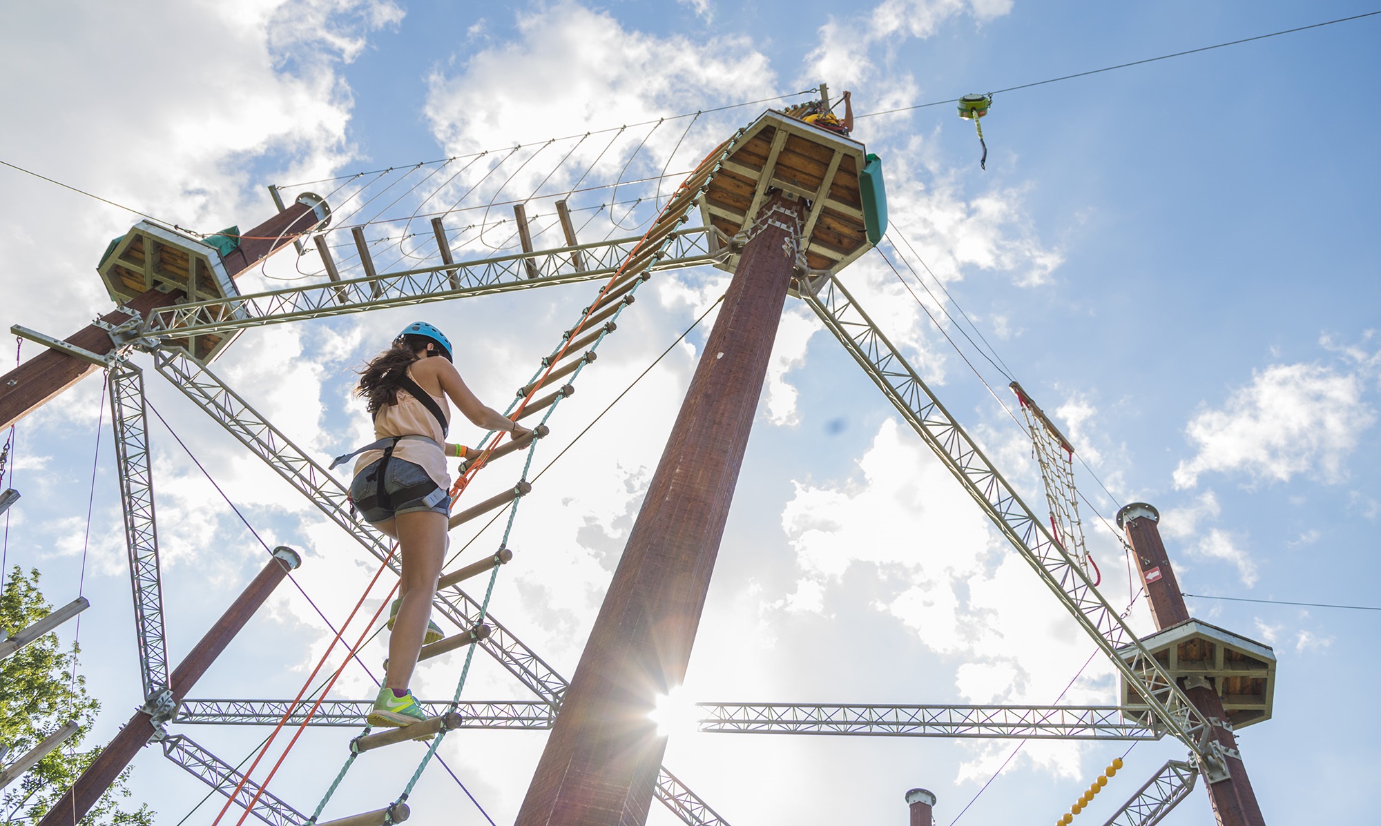 Aventura y adrenalina en WildPlay Element Parks en Jones Beach