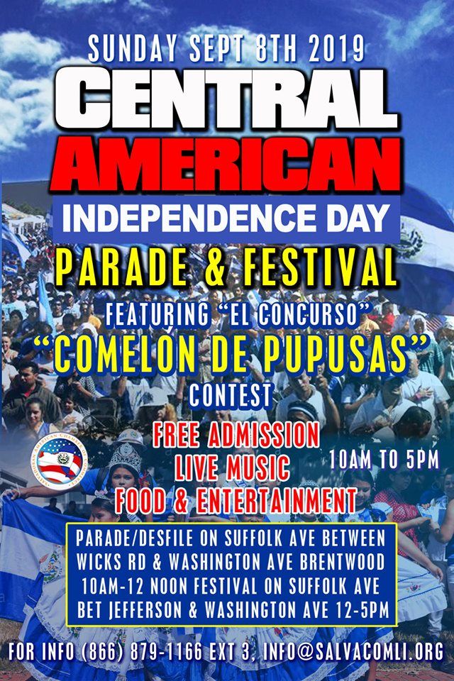 Invitan al Desfile y Festival del Día de la Independencia de Centroamérica 2019