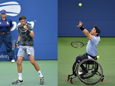 Jóvenes tenistas hispanos brillan en el US Open en Flushing Meadows