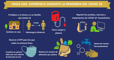 Haga una diferencia en su comunidad durante la pandemia del Coronavirus