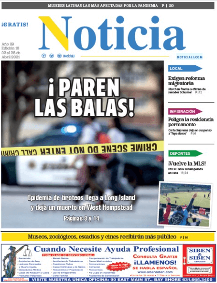 Noticia Nassau Edición 04-22-21