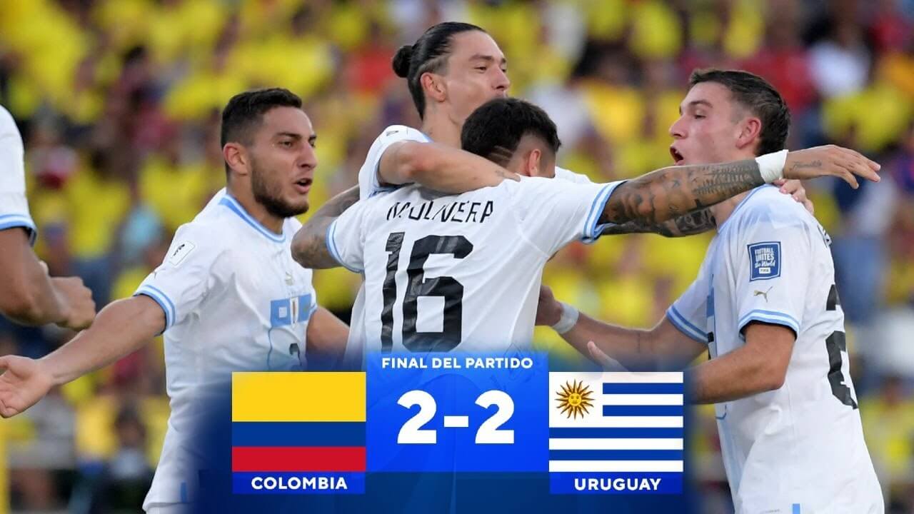 Uruguay suma tres partidos sin ganar tras igualar en Venezuela
