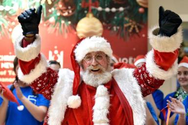 Santa adelanta la Navidad en Long Island