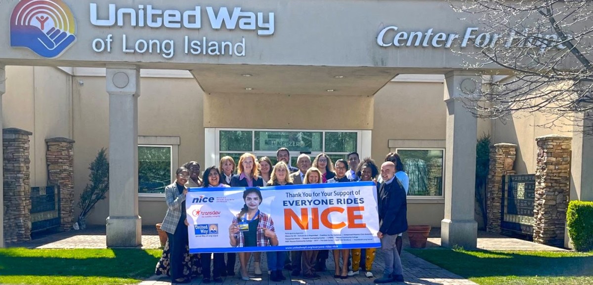 United Way crea un camino hacia un transporte confiable con NICE Bus del condado de Nassau