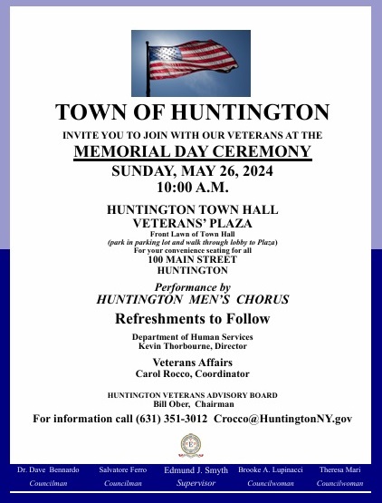 Huntington rinde homenaje a militares caídos por Memorial Day