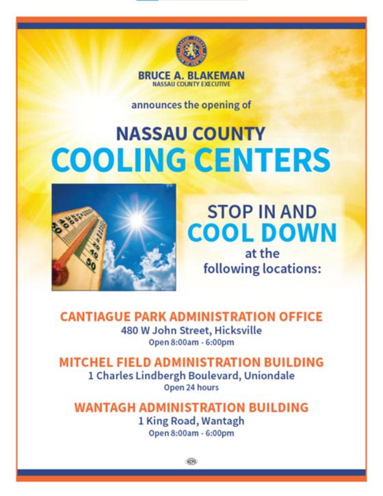 Abren 3 Centros de Enfriamiento en Nassau ante la ola de calor