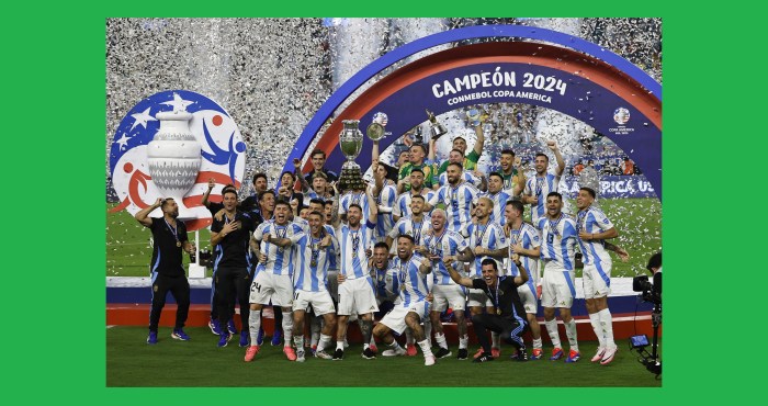 ¡ Argentina campeón de la Copa América - USA 2024 !
