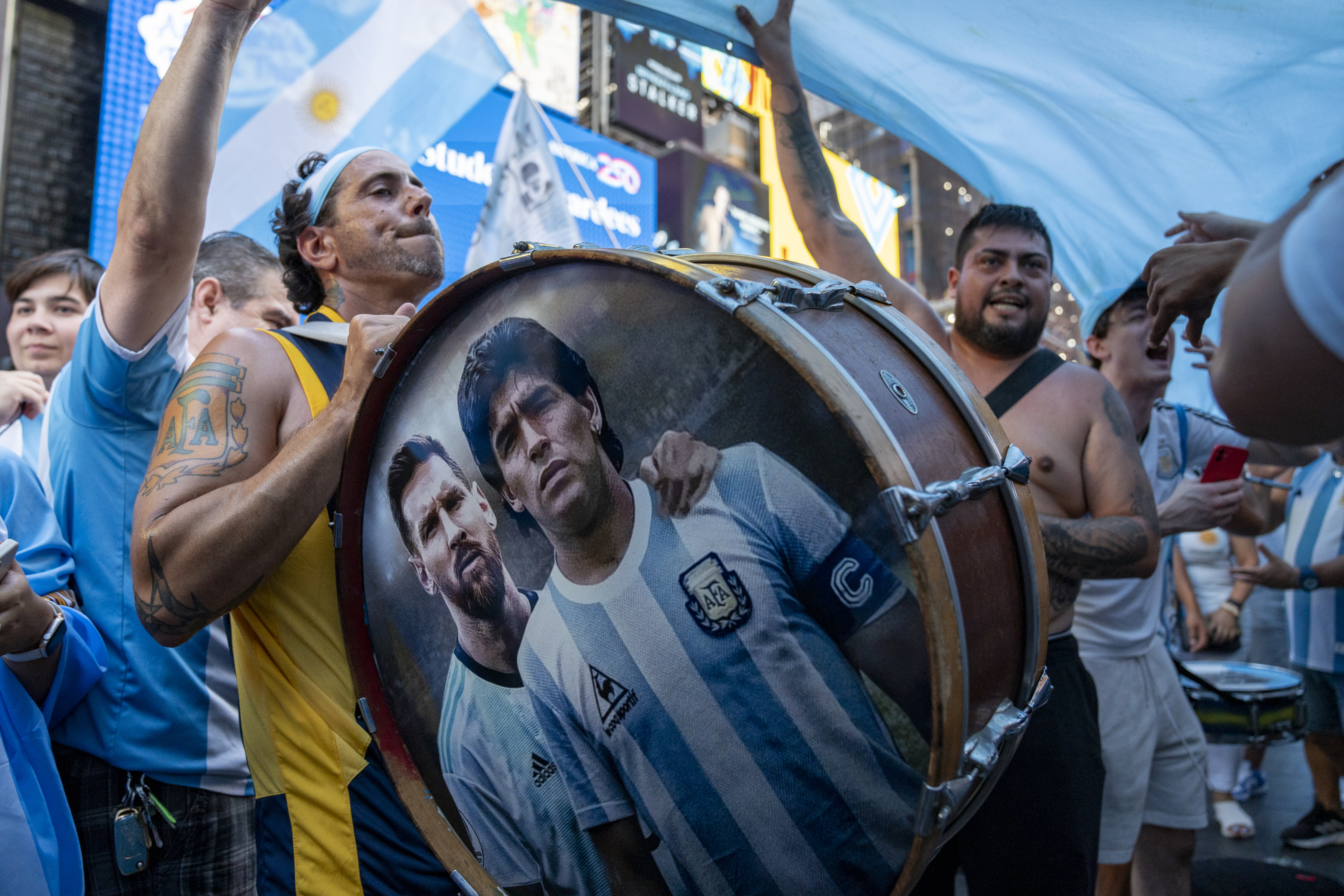 Copa América: Times Square vibra con la mejor hinchada el mundo (Video)