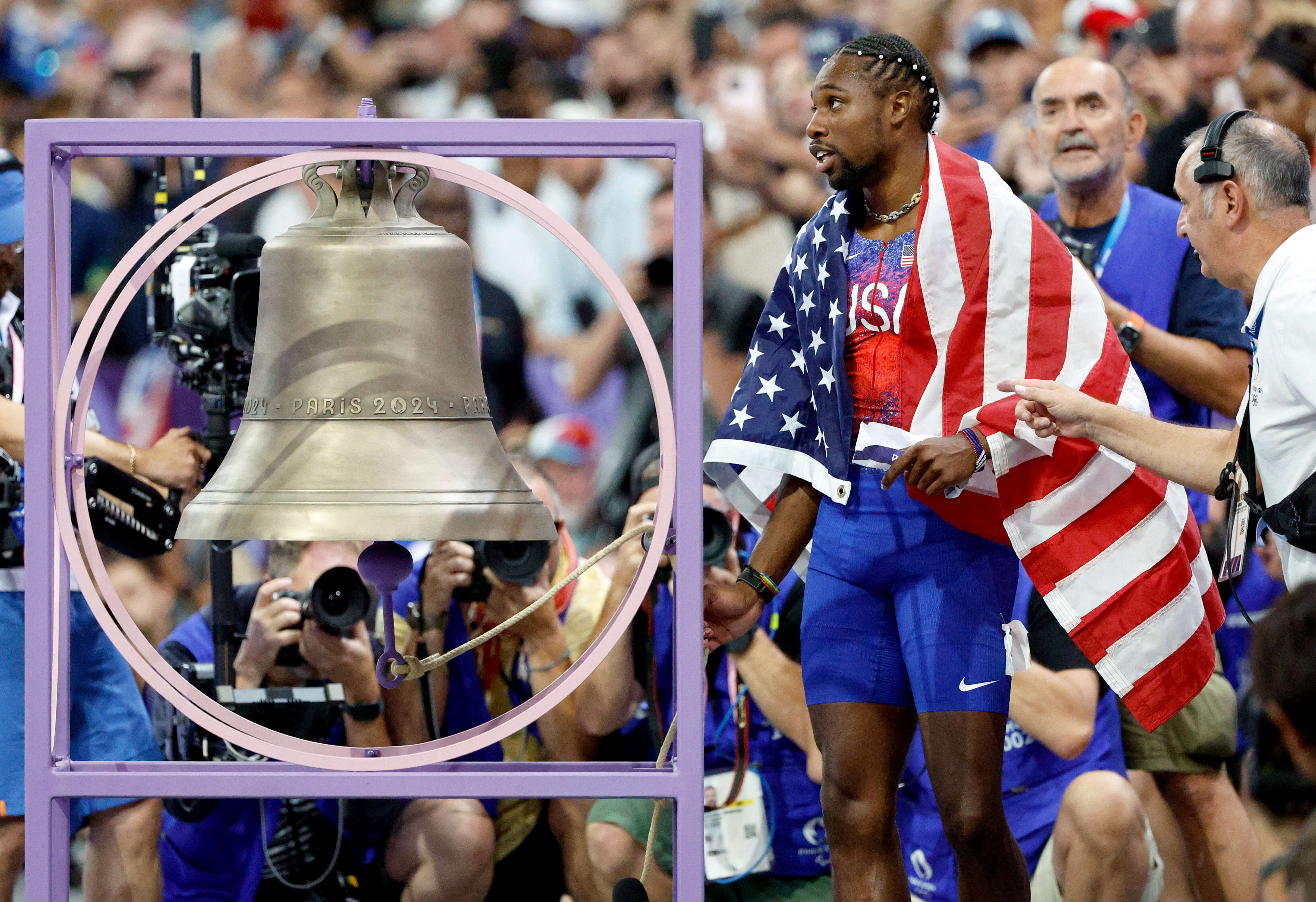 Noah Lyles logra el oro para EEUU y es el hombre más rápido del mundo