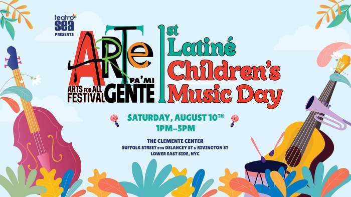 Arte pa' mi gente Día de la Música Infantil Latina