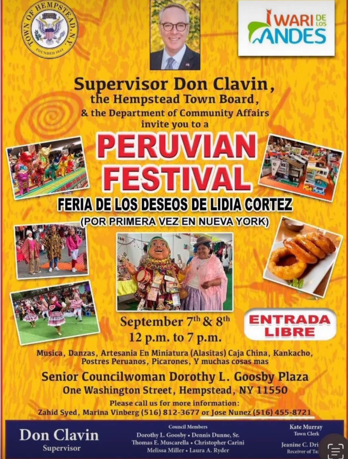 La Feria de los Deseos celebrará la riqueza cultural peruana en Hempstead, Long Island