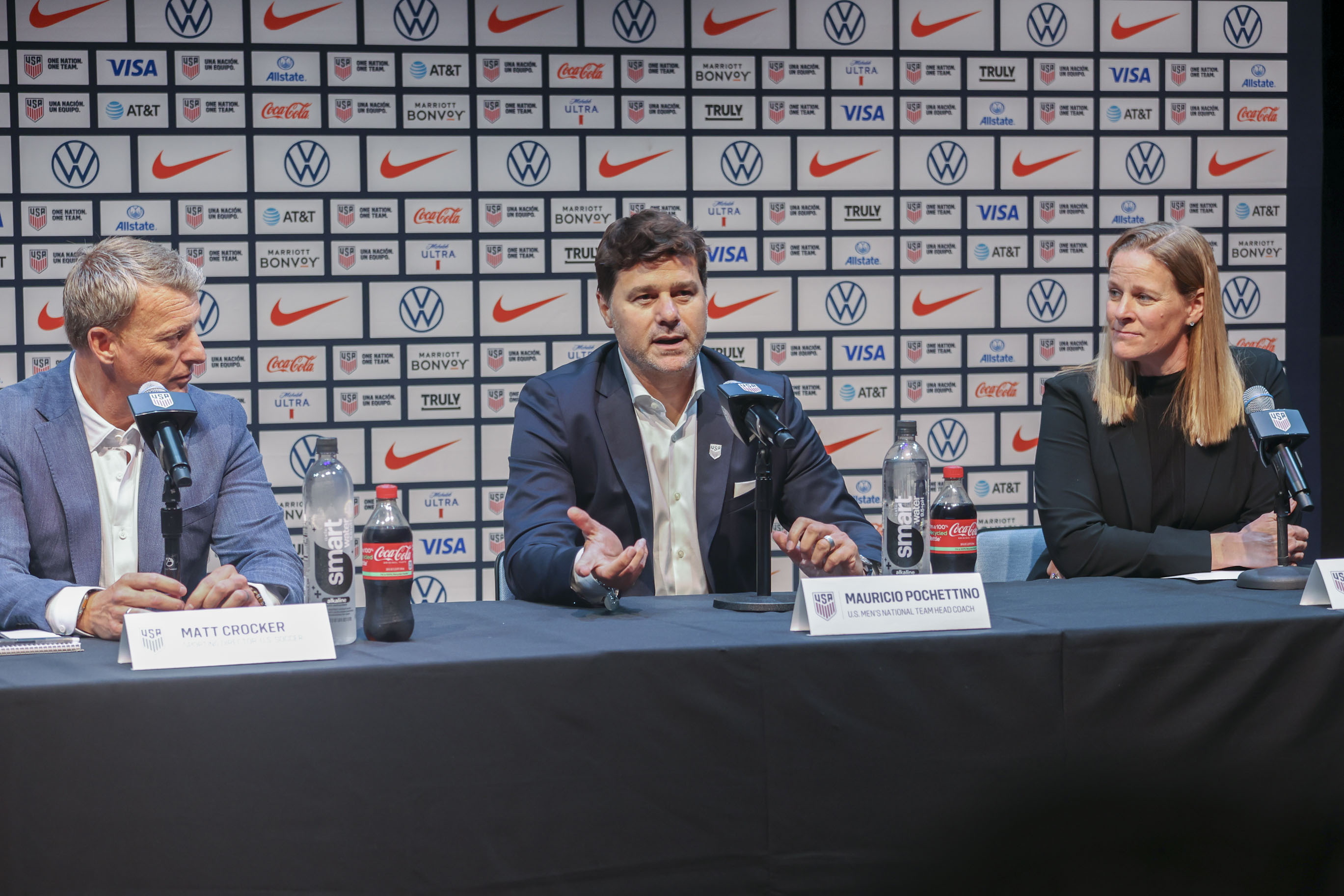 Presentación de Pochettino DT de EEUU: "Los jugadores tienen que creer que podemos ganar el Mundial"