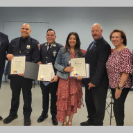 Maestra, bombero y policía de Freeport homenajeados en Mes de la Herencia Hispana