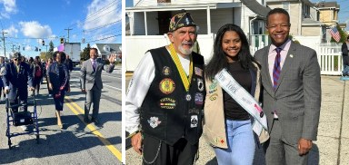 Celebran con orgullo a los Veteranos en Valley Stream y Elmont