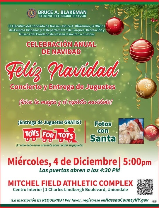 ¡Adelantan la Navidad! Condado de Nassau regalará juguetes a los niños