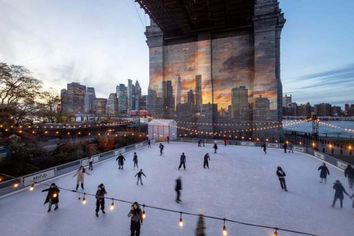 La pista de hielo más pintoresca de Nueva York