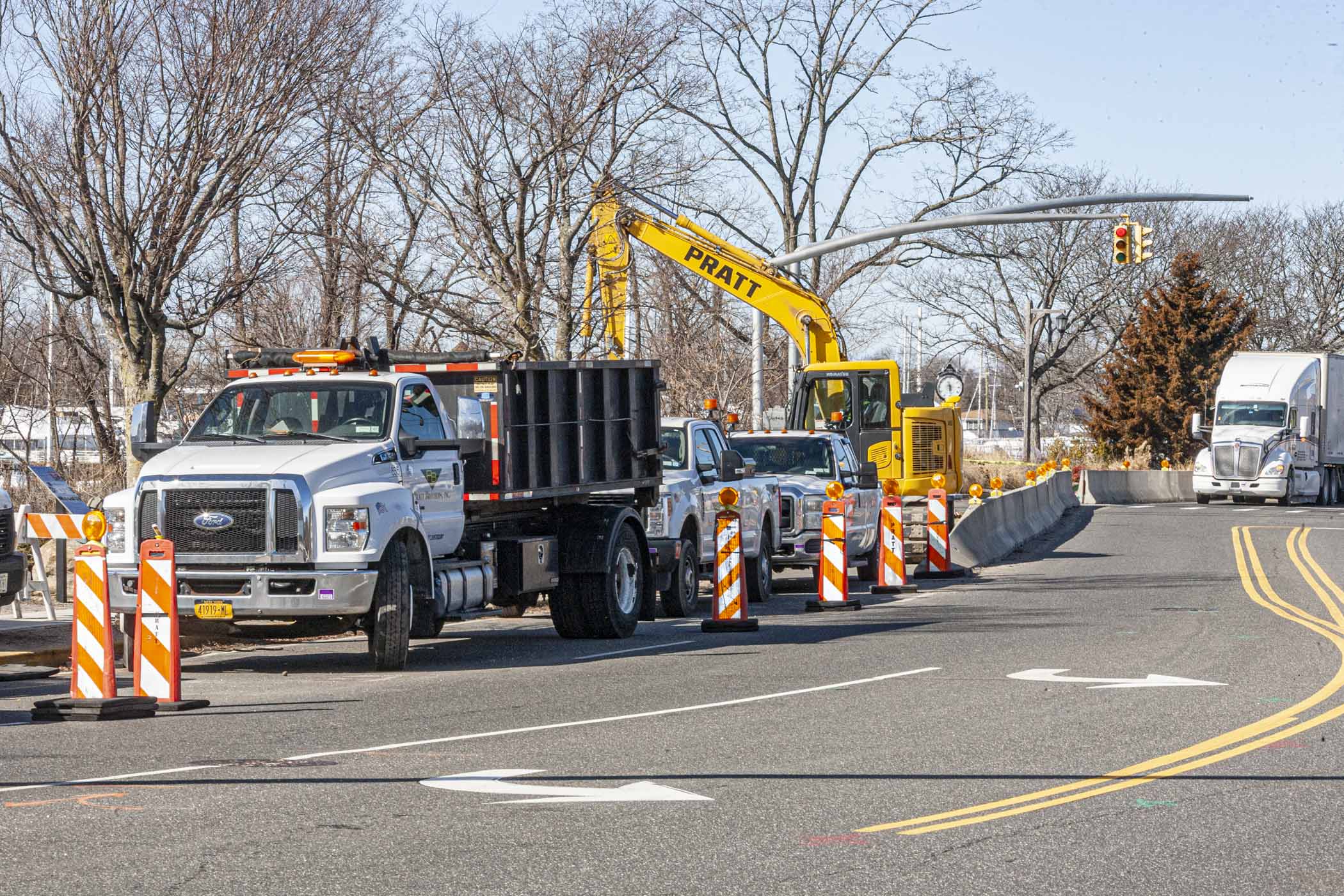 Comienza 1ra. fase de las obras en malecón de Shore Road en Port Washington