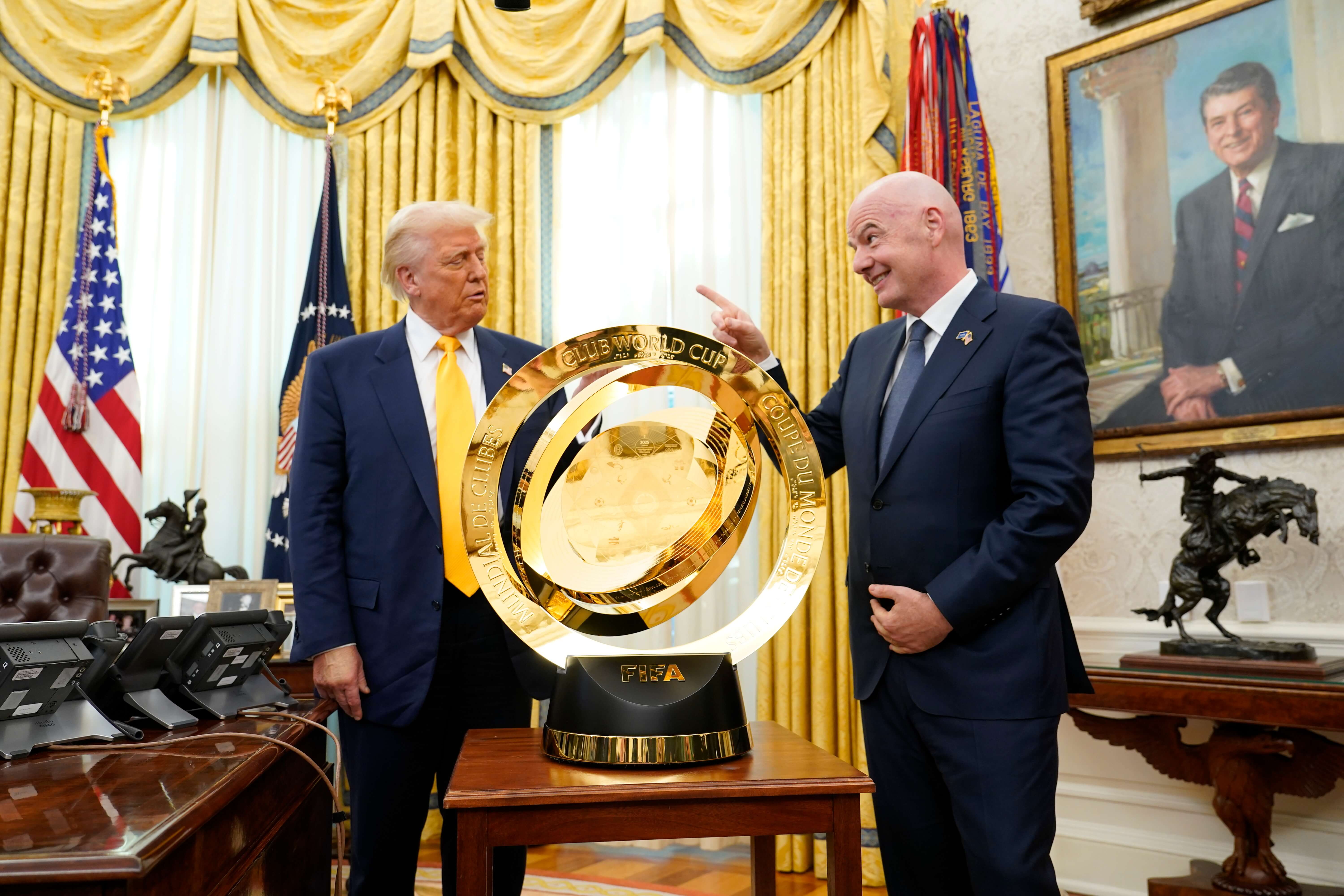 Infantino a Trump: Estados Unidos puede ganar el Mundial de 2026